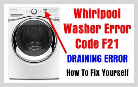 What Does the F21 Error Code Mean?