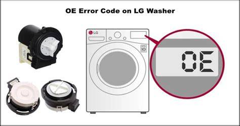 What Does the FE Error Code Mean on an LG Washer?