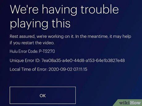 Understanding Hulu Error Code p-ts207