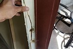 How to Fix Sagging Door in Fake Wood Door Jamb