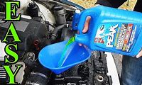 How to Flush a Car Engine Coolant without a Radiator Cap UK