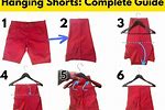 How to Hang Up Shorts with a Shirt Hanger