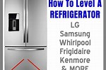 How to Level a Kenmore Refrigerator