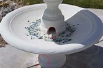 How to Paint a Cement Water Fountain