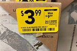 How to Read a Lowe's Clearance Tag