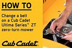 How to Replace Belt On ZT1 Cub Cadet