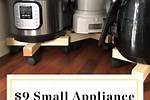 How to Store Small Appliances