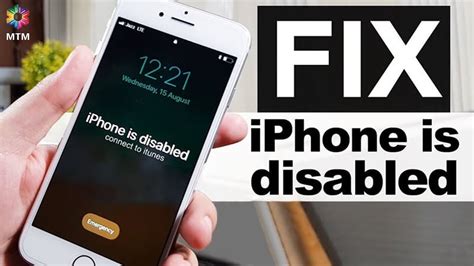 iPhone That Is Disabled