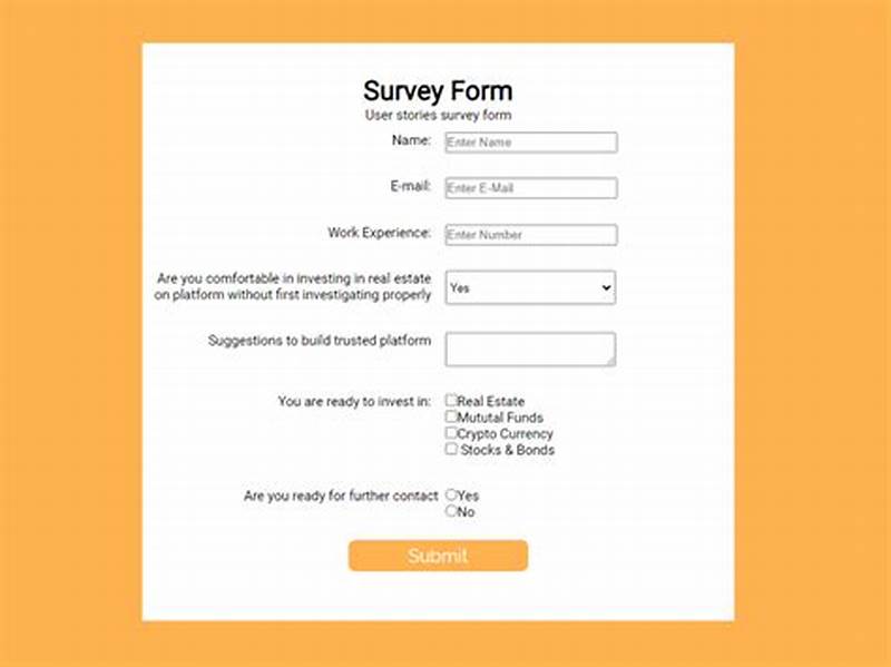 Html Code For Survey Form