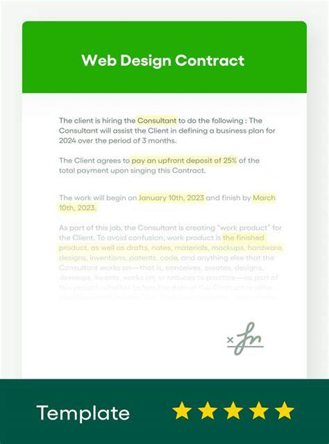 Html Contract Template