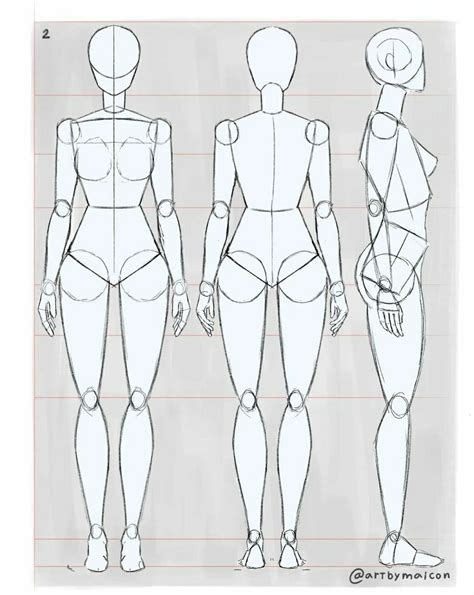 Human Body Reference Drawing