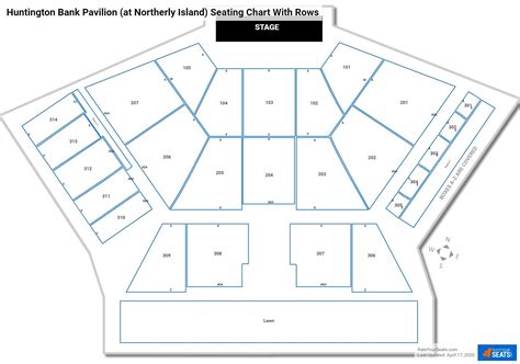 Huntington Bank Pavilion Seating Chart With Seat Numbers