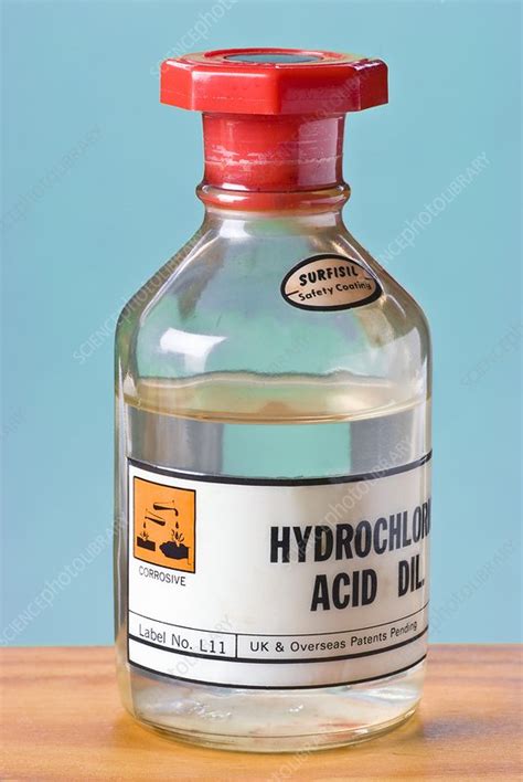 Hydrochloric Acid Bottle