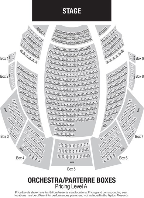 Hylton Center Seating Chart