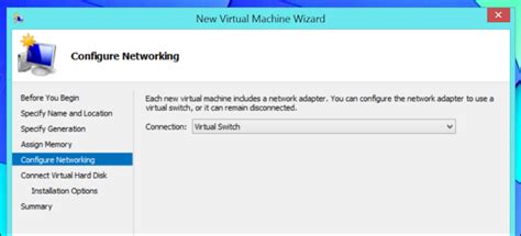 Hyper-V New Virtual Machine Wizard