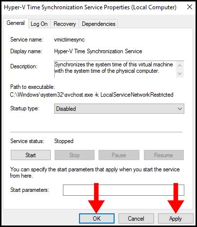Hyper-V Time Sync Failure