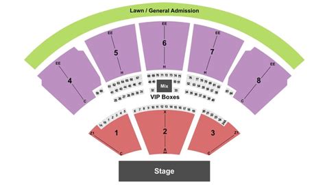 I Think Amphitheater Seating Chart