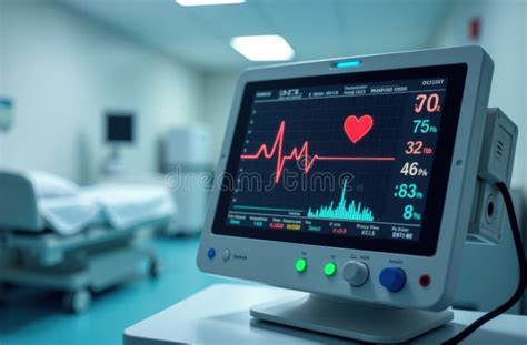 ICCU Room with Heart Monitor