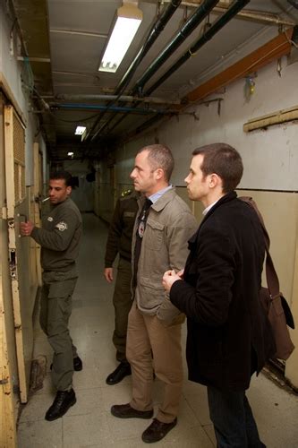 ICRC delegates visiting detainees