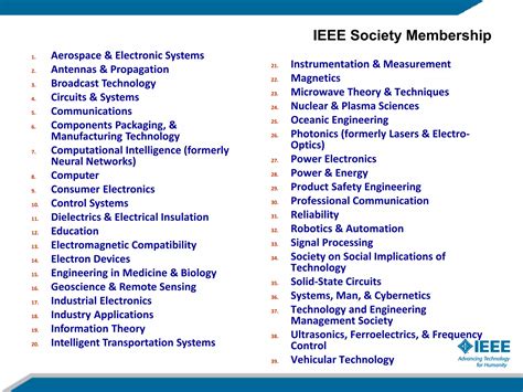 IEEE Membership Benefits