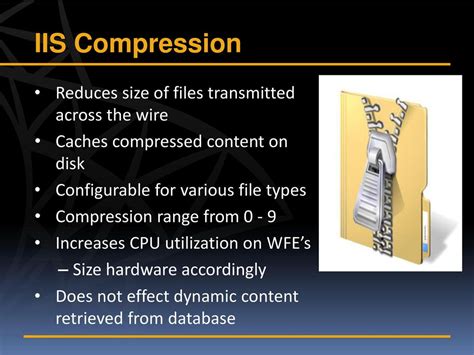 IIS Compression File Types