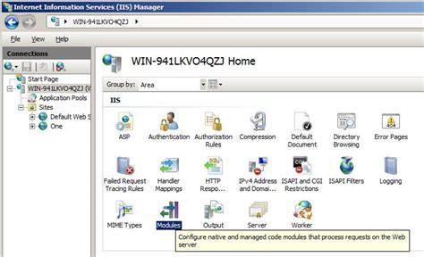 IIS Manager GUI