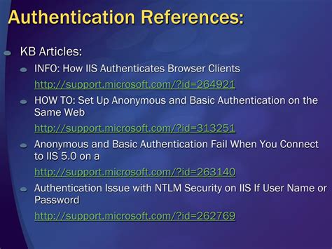 IIS authenticates browser clients