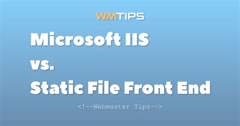 IIS static file serving