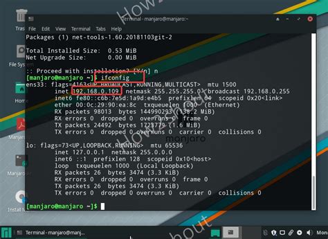 IP Address in Linux GUI