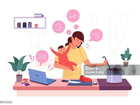 Ibu stres multitasking