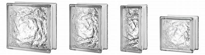 Ice Pattern Glass Block