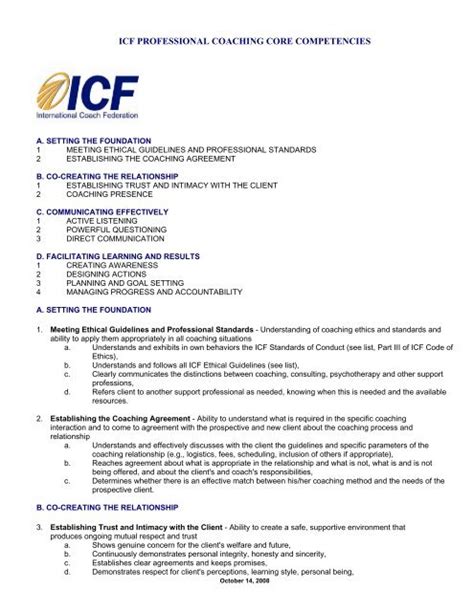 Icf Coaching Agreement Template