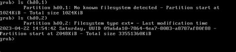 Identify GRUB Rescue Issue