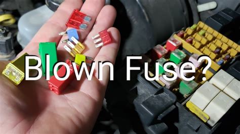 Identifying blown fuse