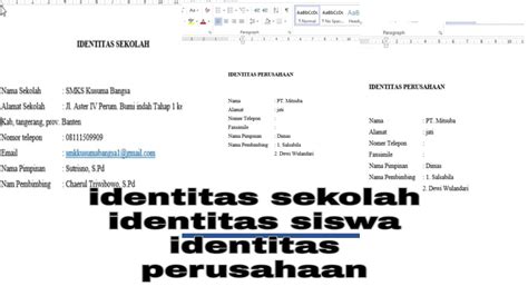 Identitas Perusahaan