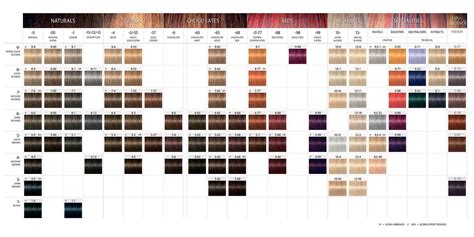 Igora Absolutes Color Chart