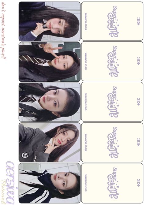 Illit Photocard Template