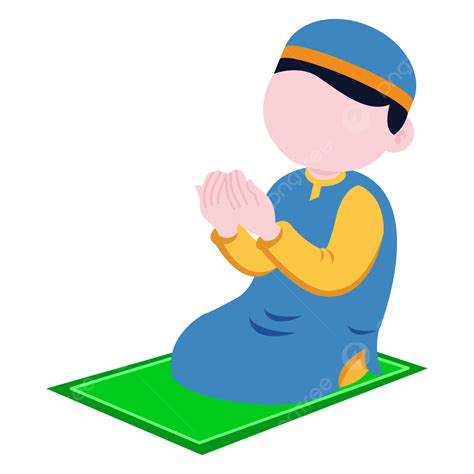 Ilustrasi orang berdoa