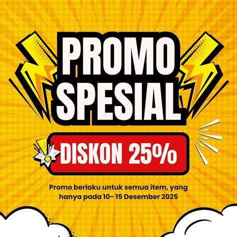 Ilustrasi promo dan diskon
