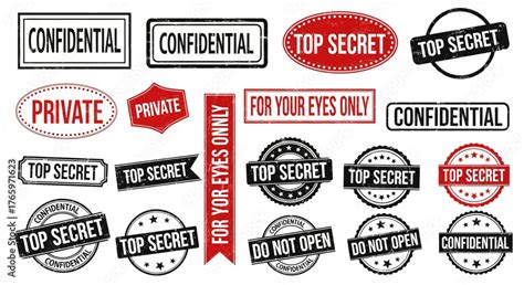 Image of Security Classification Stamps
