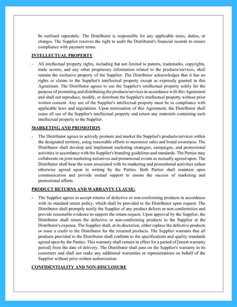 Importance of Distributor Agreement