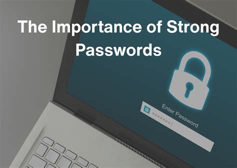 Importance of Passwords