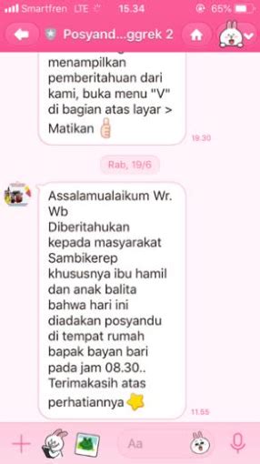 Important of Posyandu Schedule Notification