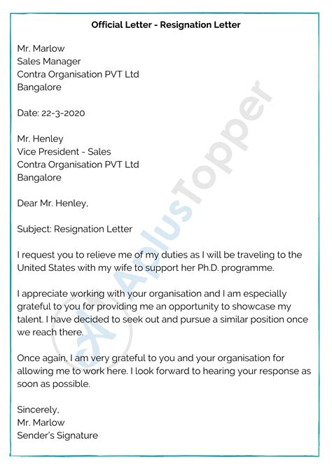 Important letter