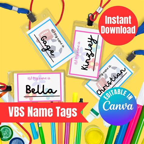 In The Wild Vbs Name Tags Free Printable