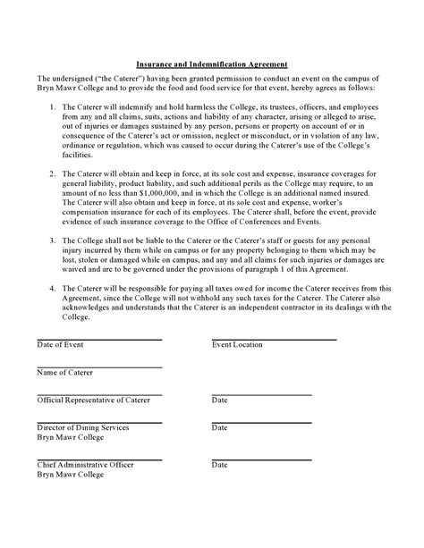 Indemnity Clause Template