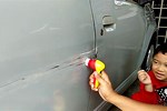 Indented Scratch Removal From Car Door