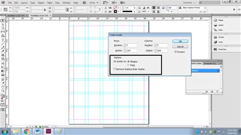 Indesign Grid Template