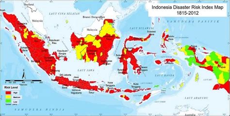 Indonesia disaster map
