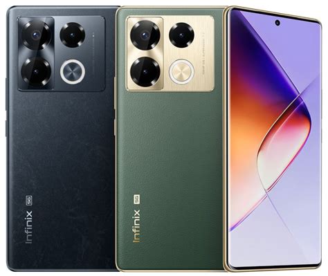 Infinix Note 40 Pro curved screen display